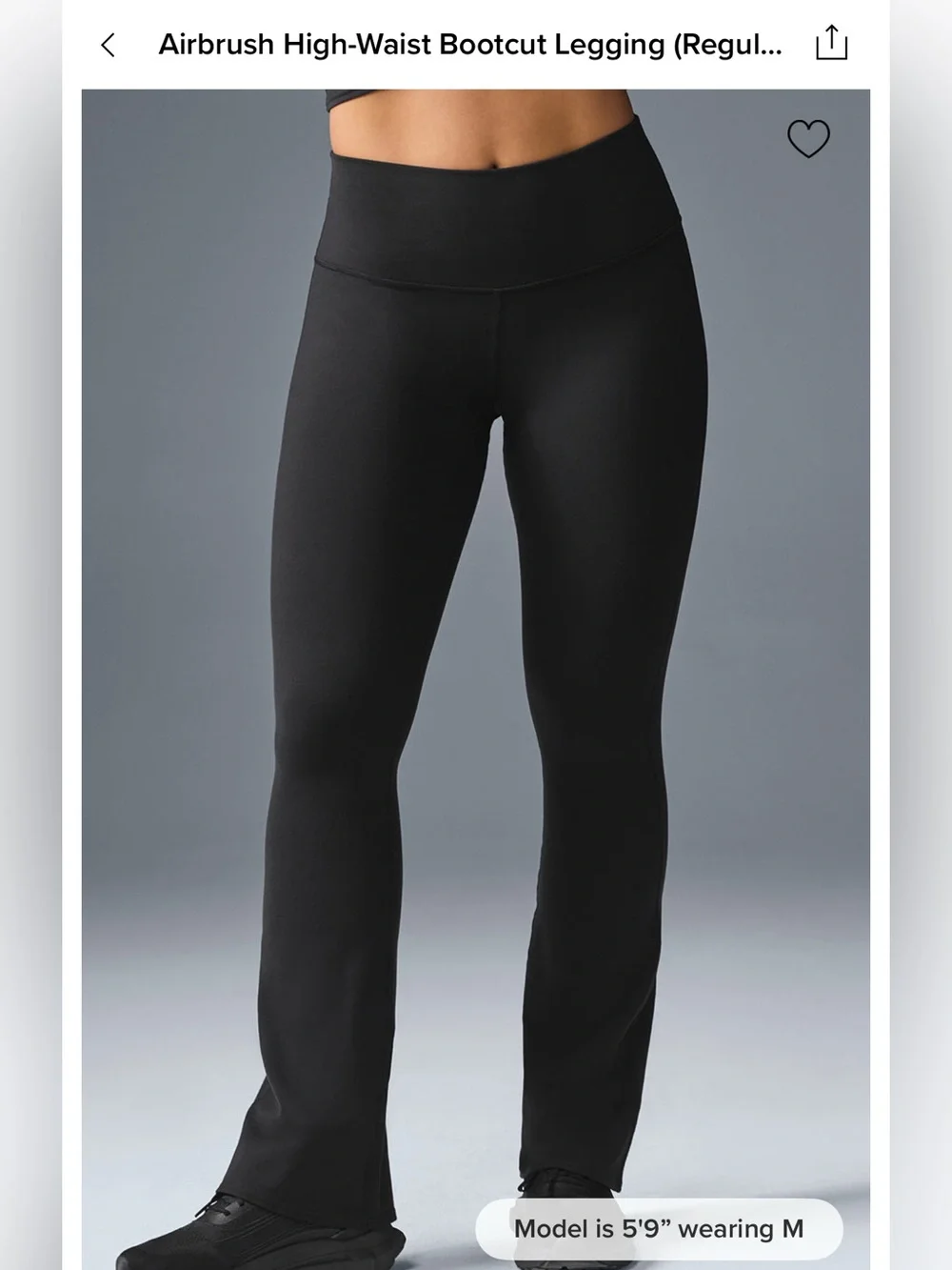 Alo Airbrush Bootcut Leggings